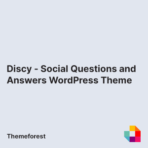 Discy - Social Questions and Answers WordPress Theme