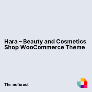 Hara - Beauty and Cosmetics Shop WooCommerce Theme