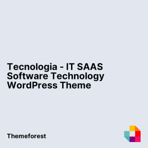 Tecnologia - IT SAAS Software Technology WordPress Theme