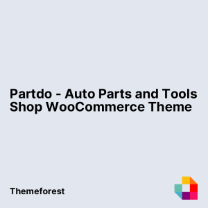 Partdo - Auto Parts and Tools Shop WooCommerce Theme