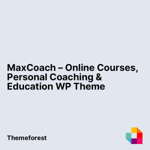 MaxCoach - Online Courses, Personal Coaching & Education WP Theme
