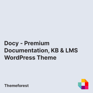 Docy - Premium Documentation, Knowledge base & LMS WordPress Theme with Forum