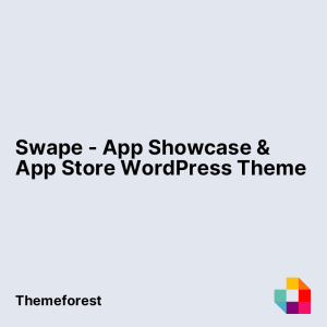 Swape - App Showcase & App Store WordPress Theme