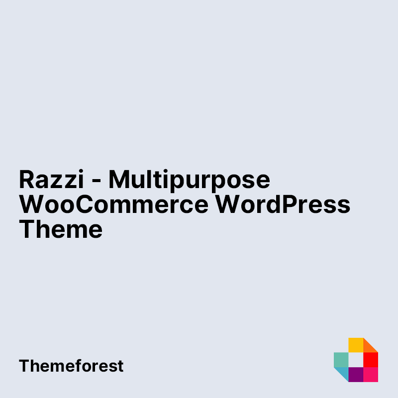 Razzi - Multipurpose WooCommerce WordPress Theme