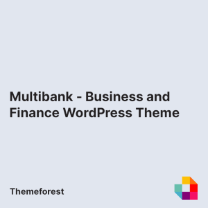 Multibank - Business and Finance WordPress Theme