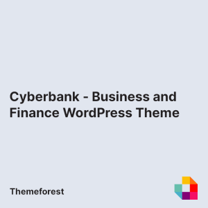 Cyberbank - Business and Finance WordPress Theme