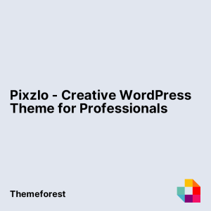 Pixzlo - Creative WordPress Theme for Professionals