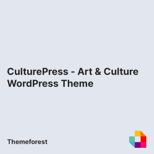 CulturePress - Art & Culture WordPress Theme