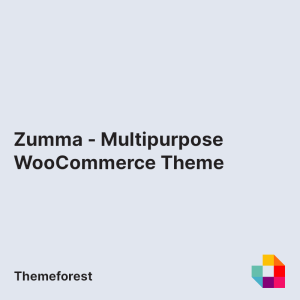 Zumma - Multipurpose WooCommerce Theme