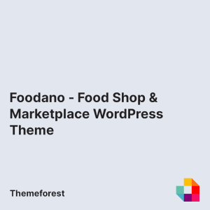 Foodano - Food Shop & Marketplace WordPress Theme