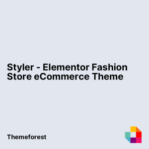 Styler - Elementor Fashion Store eCommerce Theme