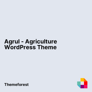 Agrul - Agriculture WordPress Theme