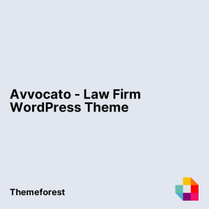 Avvocato - Law Firm WordPress Theme