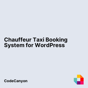 Chauffeur Taxi Booking System for WordPress