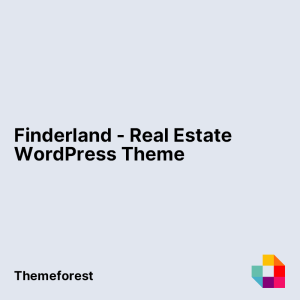 Finderland - Real Estate WordPress Theme