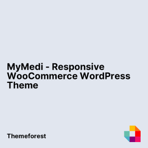 MyMedi - Responsive WooCommerce WordPress Theme