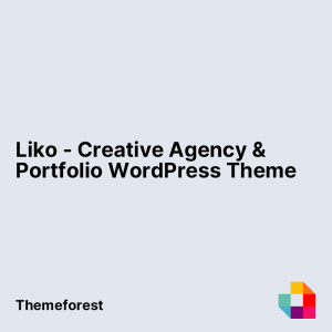 Liko - Creative Agency & Portfolio WordPress Theme