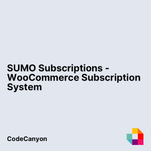SUMO Subscriptions - WooCommerce Subscription System