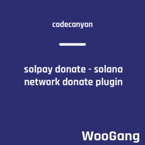 SolPay Donate - Solana network donate plugin