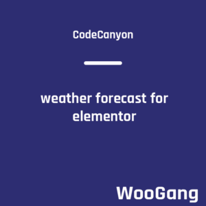 Weather Forecast for Elementor