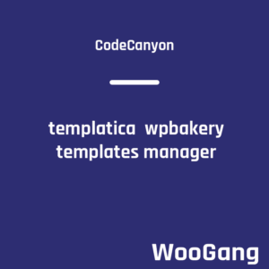 Templatica - WPBakery Templates Manager