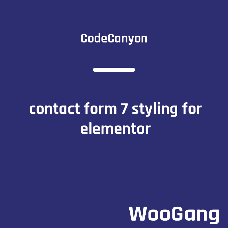 Contact Form 7 styling for Elementor