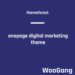 Onepage Digital Marketing WordPress Theme - Advent