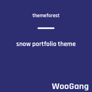 Snow | Minimal & Clean WordPress Portfolio Theme