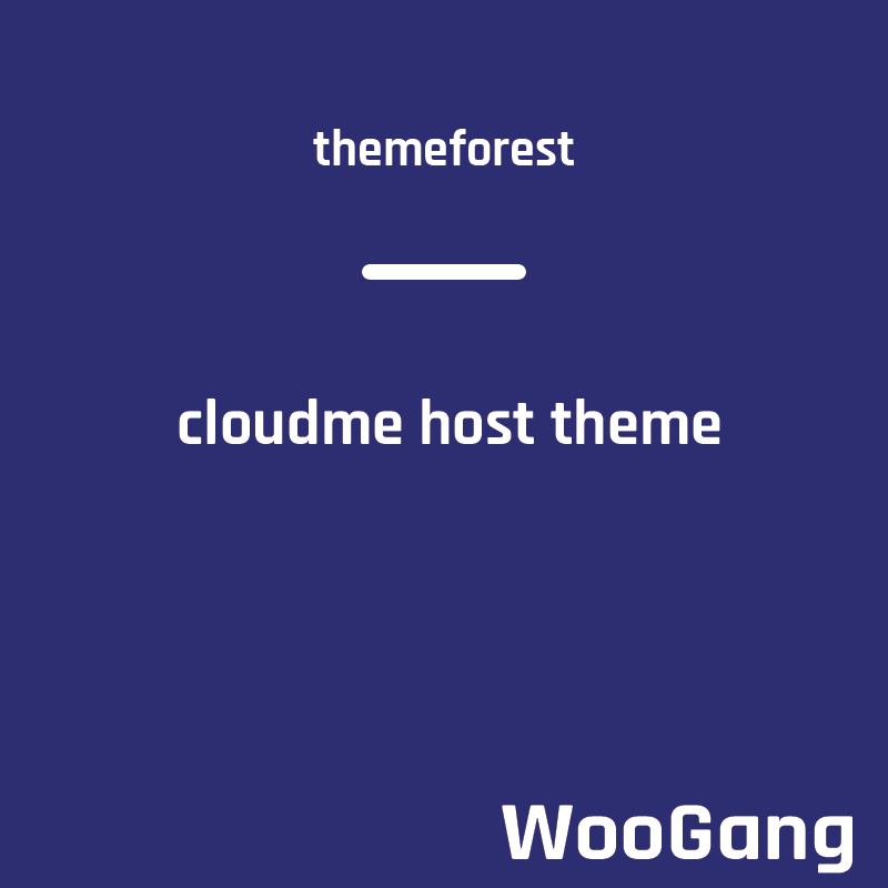 Cloudme Host - WordPress Hosting Theme