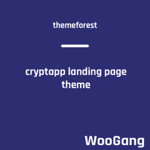 CryptApp Landing Page - Cryptocurrency  Page