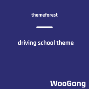 Driving School - WordPress Theme