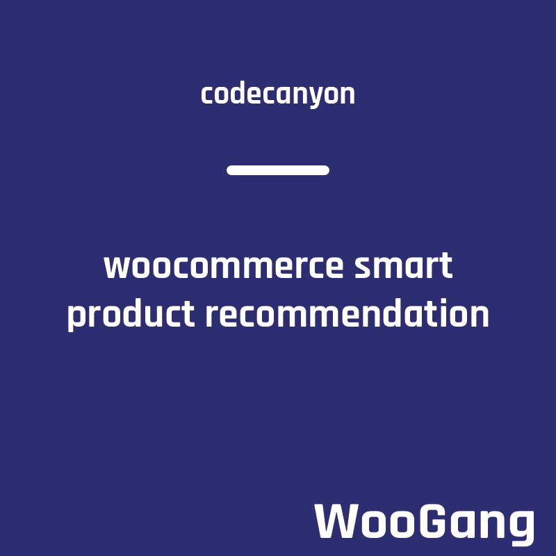WooCommerce Smart Product Recommendation