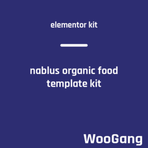 Nablus – Organic Food & Agriculture Template Kit