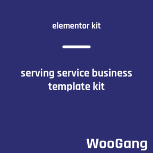 Serving - Service & Business Template Kit