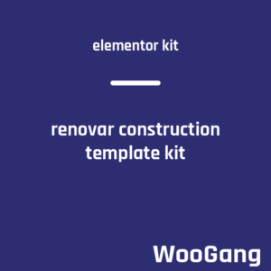 Renovar - Construction Template Kit