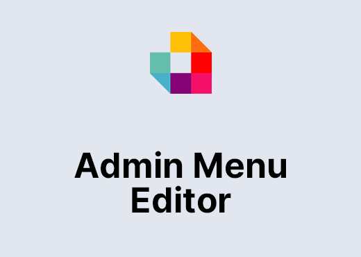 Admin Menu Editor
