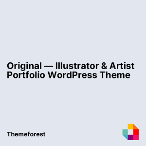 Original — Illustrator & Artist Portfolio WordPress Theme