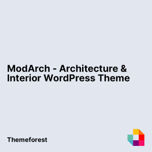 ModArch - Architecture & Interior WordPress Theme