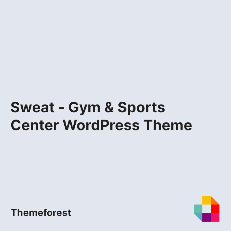 Sweat - Gym & Sports Center WordPress Theme