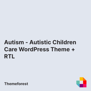 Autism - Autistic Children Care WordPress Theme + RTL