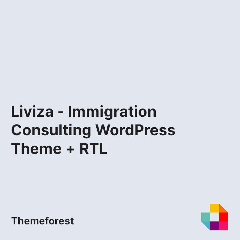 Liviza - Immigration Consulting WordPress Theme + RTL