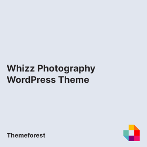 Whizz Photography WordPress Theme