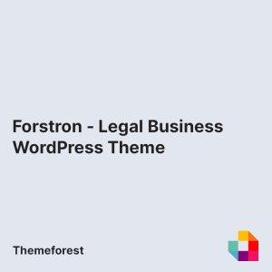 Forstron - Legal Business WordPress Theme