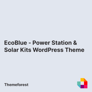 EcoBlue - Power Station & Solar Kits WordPress Theme