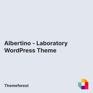 Albertino - Laboratory WordPress Theme