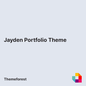 Jayden Portfolio Theme
