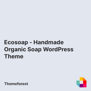 Ecosoap - Handmade Organic Soap WordPress Theme