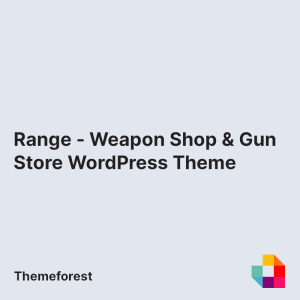 Range - Weapon Shop & Gun Store WordPress Theme