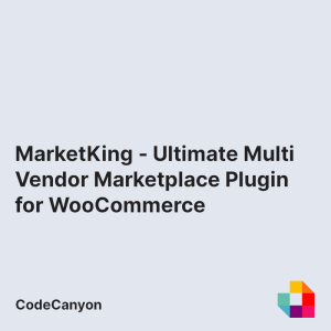 MarketKing - Ultimate Multi Vendor Marketplace Plugin for WooCommerce