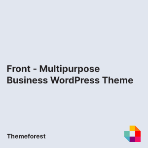 Front - Multipurpose Business WordPress Theme